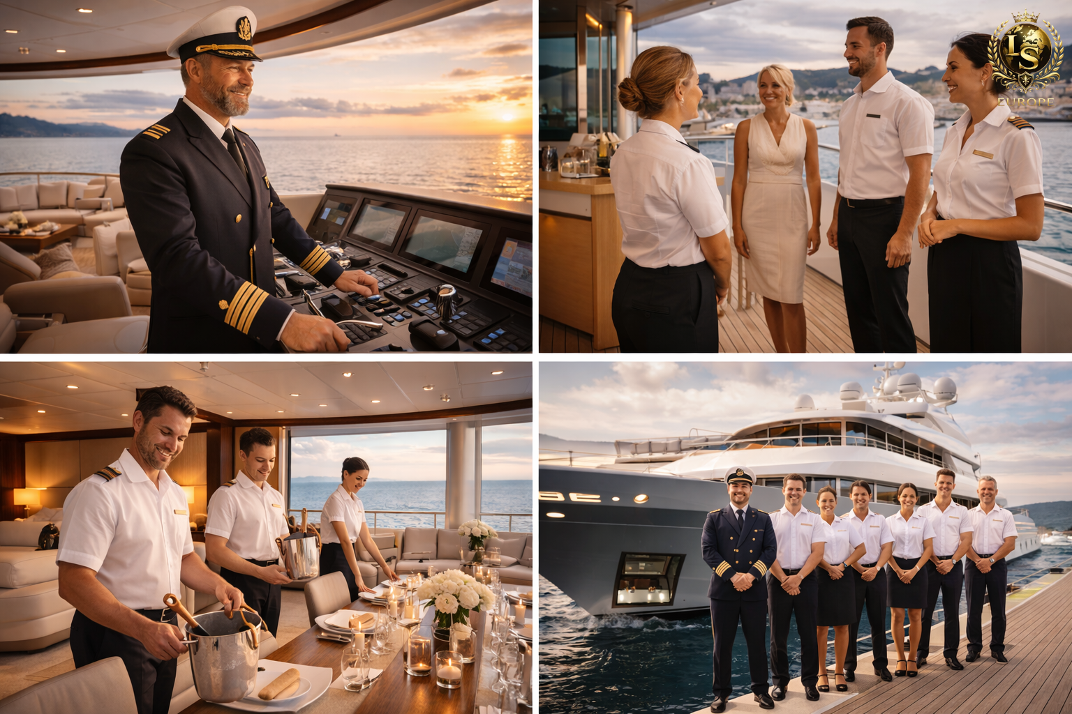 Professional Crew Luxury Yacht Services